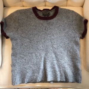 Abercrombie and Fitch wool short sleeve shirt